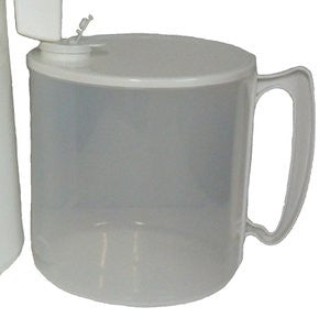 Polypropylene 1 Gallon Collection Bottle White
